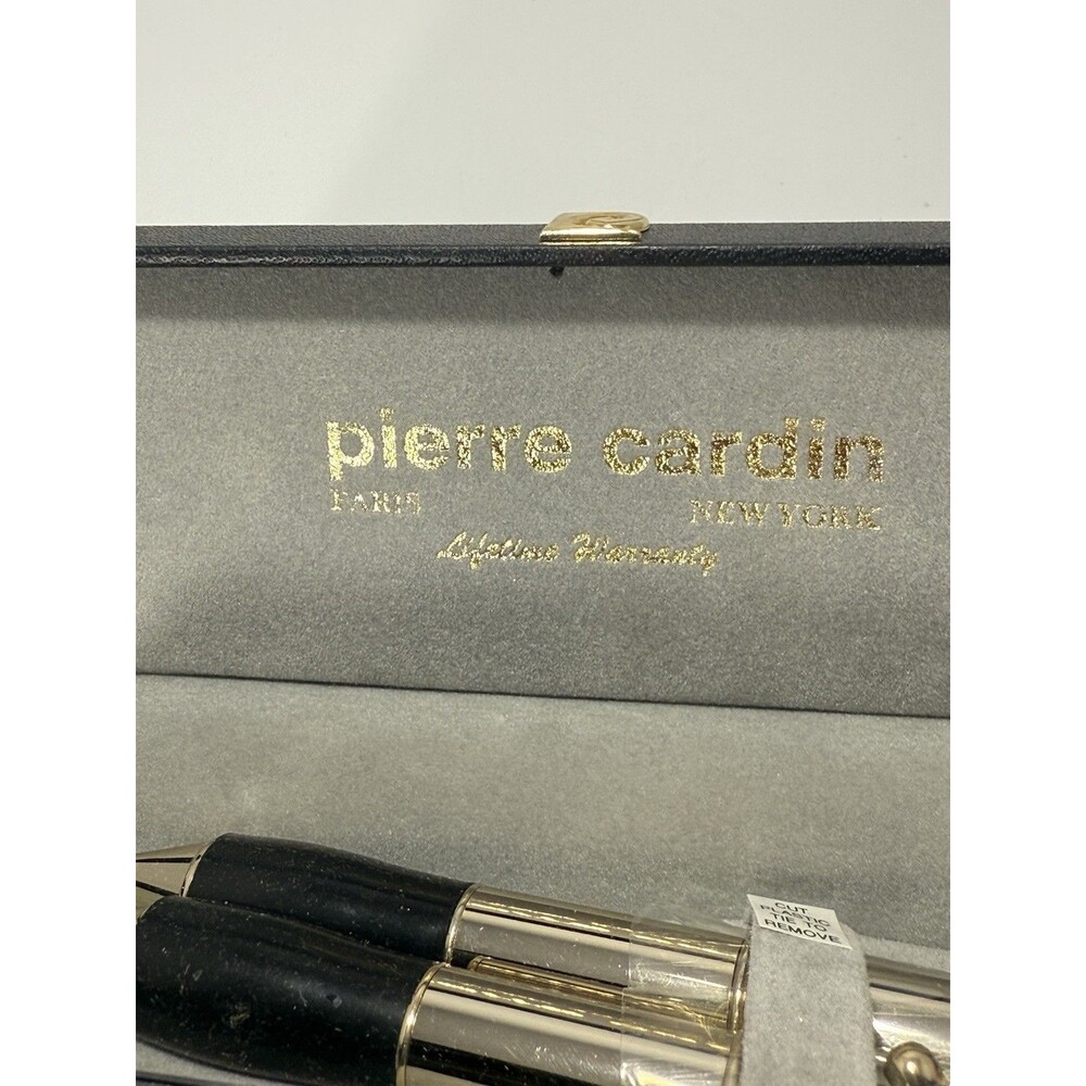 Pierre Cardin 14K Gold Plated Pen and Pencil Set Rubber Grip New Beautiful - Picture 6 of 11